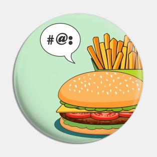 fast food Pin