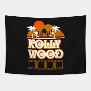 Retro Kollywood Tamil Movie Vintage Aesthetic Tapestry