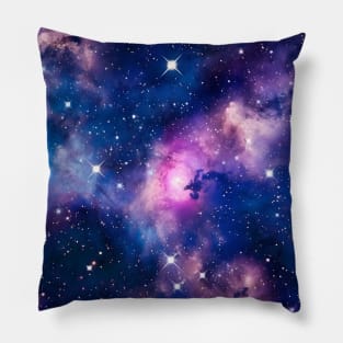 Cosmos in Splendor: A fascinating journey through galaxies and stellar nebulae Pillow