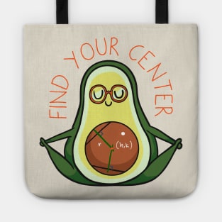 Find Your Center Avocado Yoga Tote