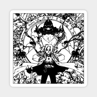 Fullmetal Alchemist Anime Manga 3 Magnet