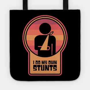 Stunts - Funny Broken Collarbone Get Well Gift Tote