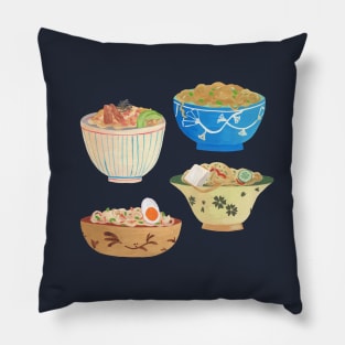 Noodle Bowls Pillow