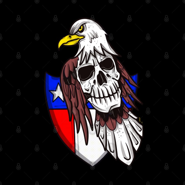 American eagle skull by Chillateez 