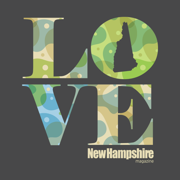 Love NH (camo square) by New Hampshire Magazine