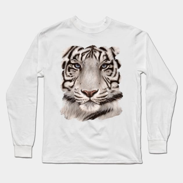 LONG SLEEVE TIGER T-SHIRT WHITE