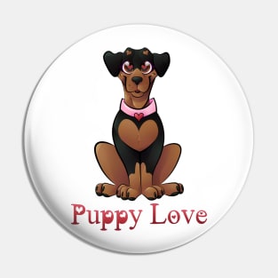 Rottweiler ~ Puppy Love Pin