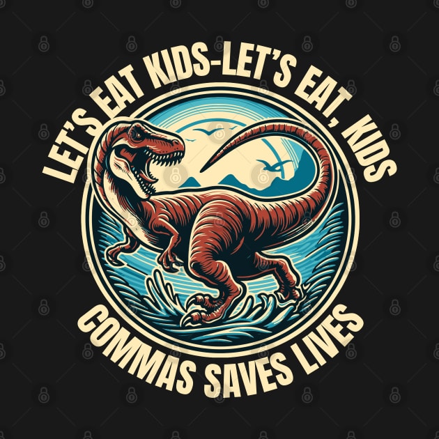 Commas Save Lives by Indieteesandmerch