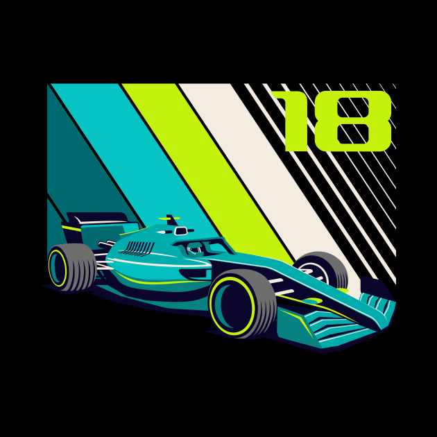 Formula Race Car 18 by RaceCarsDriving