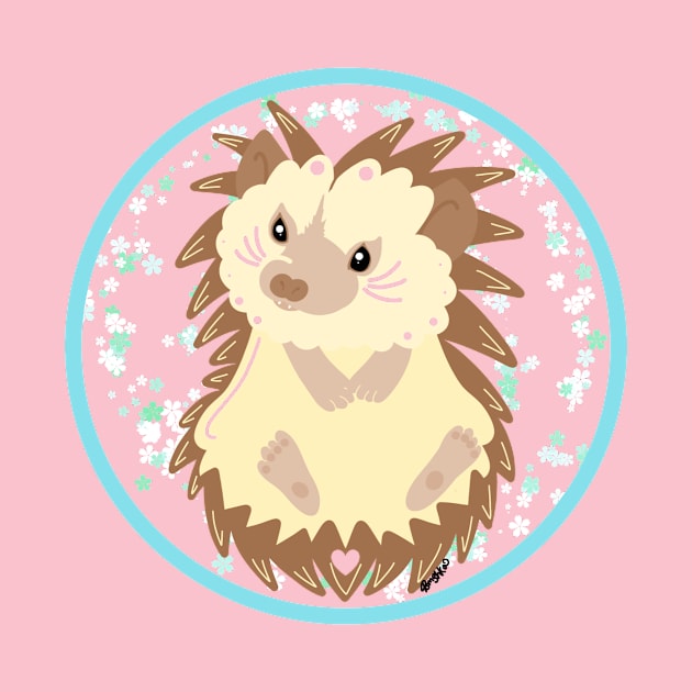 The Flower girl -Hedgehog by GrannyPomshka