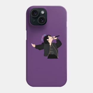 Dreamers- junkook black glitter jacket sticker Phone Case