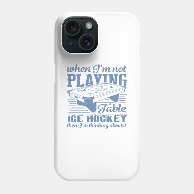 Ice hockey table hockey table hockey air cushion Phone Case by HBfunshirts