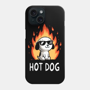 Hot Dog Sunglas Wiener Dog Phone Case