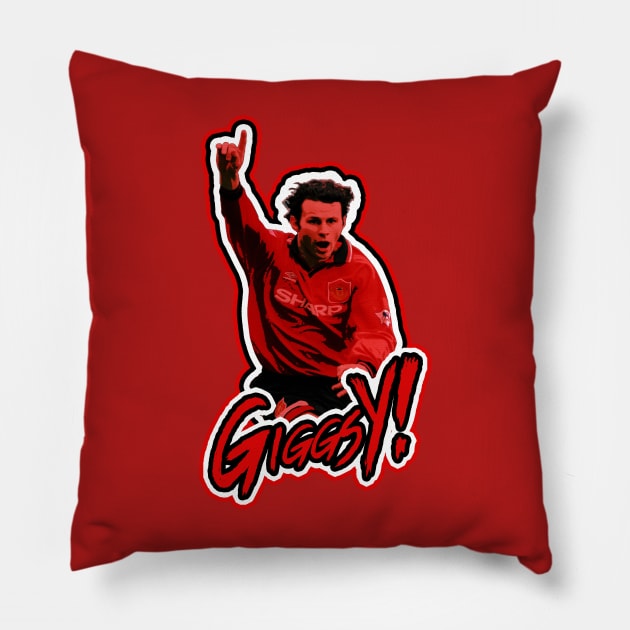 Manc Legends - Ryan Giggs - GIGGSY Pillow by OG Ballers