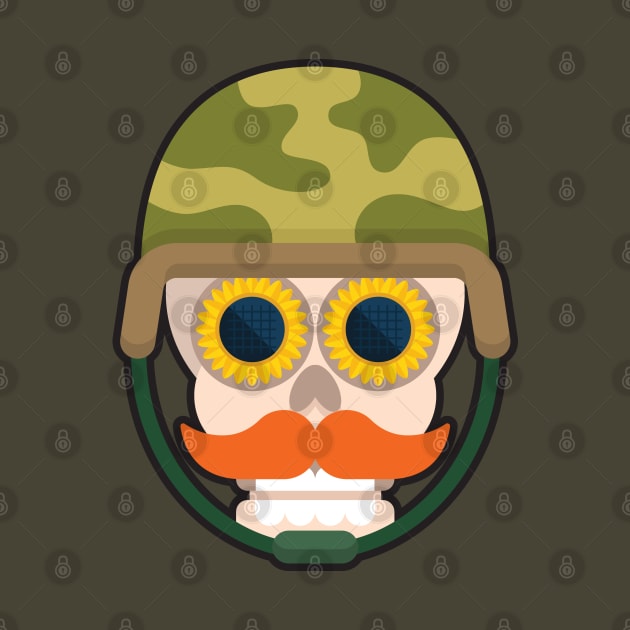 Army Sugar Skull by shultcreative