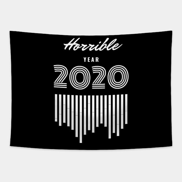 2020 Horrible Year Tapestry by Charaf Eddine