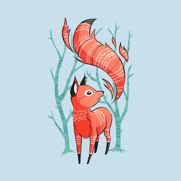 Winter Fox by Freeminds