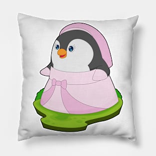 Penguin Bride Dress Wedding Pillow