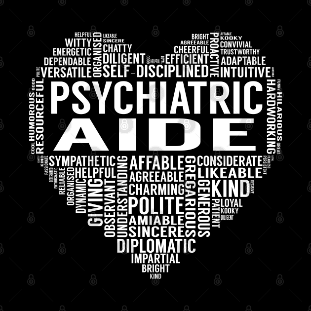 Psychiatric Aide Heart by LotusTee