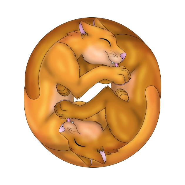 Yin-Yang Cats: Ginger by spyroid101