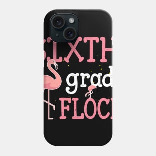 Flamingo 6th Sixth Grade Back To School Phone Case