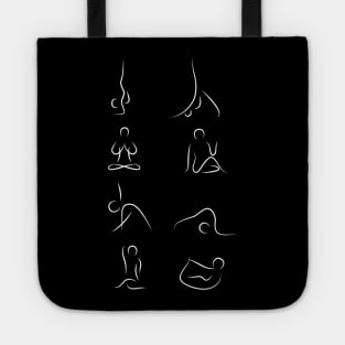 yoga pose awesome sports clothes Tote