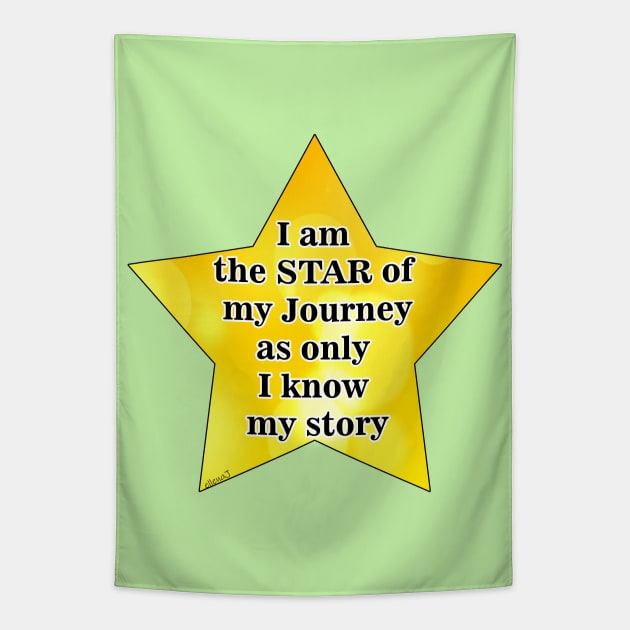 Star of my Journey Tapestry by ellenaJ