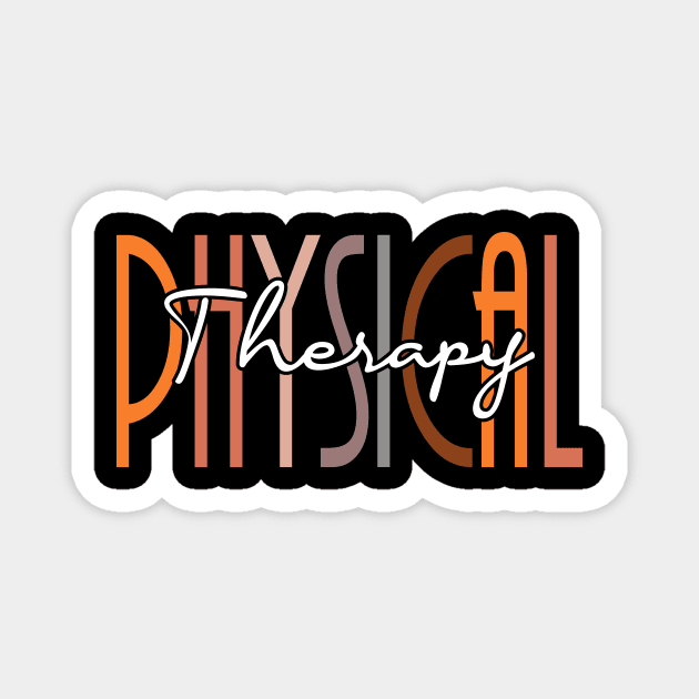 Physical Therapy Funny Physical Therapist Magnet by Wakzs3Arts