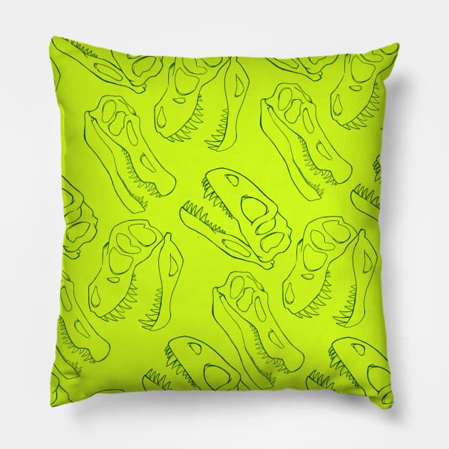 Sharp ‘n Toothy Pillow by radiochio