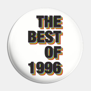 The Best Of 1996 Pin