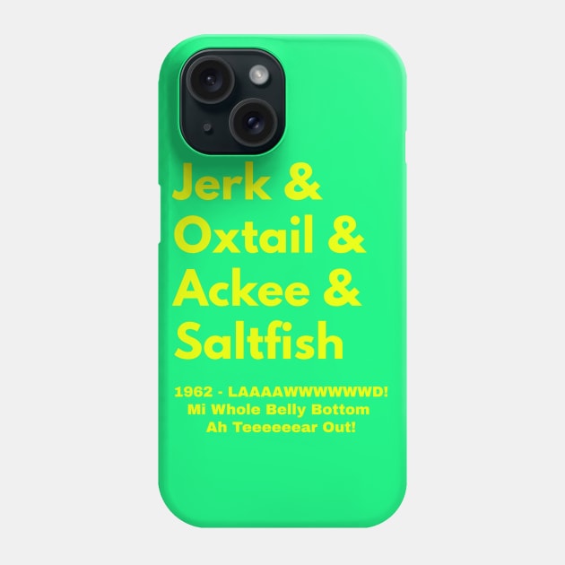 Jamaica - I'm Hungry Phone Case by BlackMenStuff