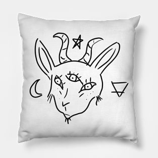 Third Eye Awakening, Mystical Creature Pillow