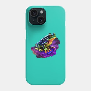 colorful magic toad image Phone Case