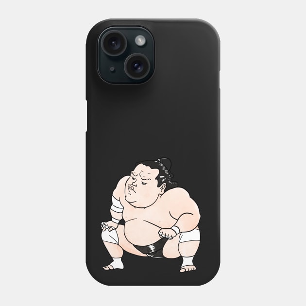 Sumo Wrestler Terunofuji Phone Case by kaeru