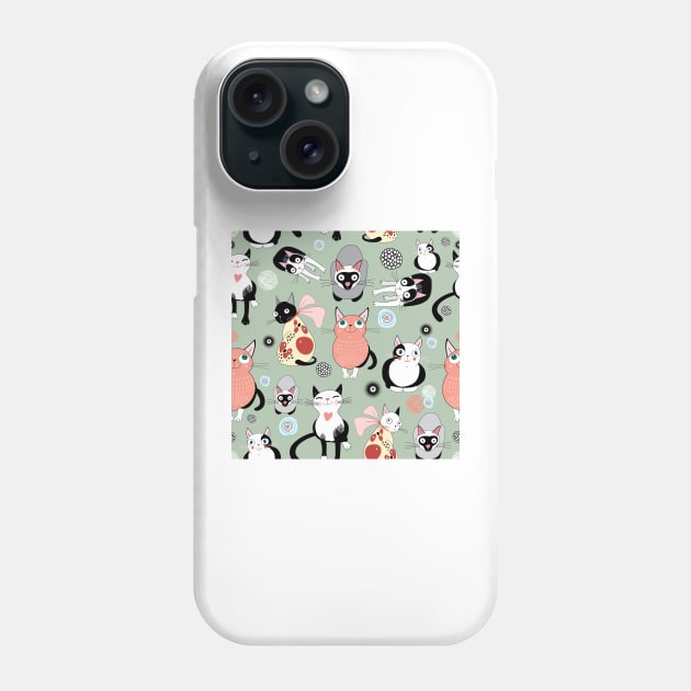 Cat Parade Phone Case by Makanahele