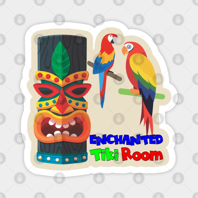 Enchanted Tiki Room Magnet by Cartel