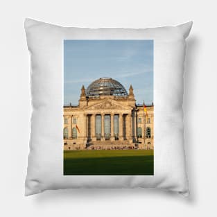 Reichstag building, Berlin, Germany, Europe Pillow