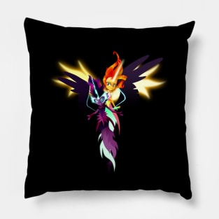 Sunset Shimmer and Twilight Sparkle Pillow