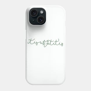 it is what it is - GeekySmartArt Phone Case