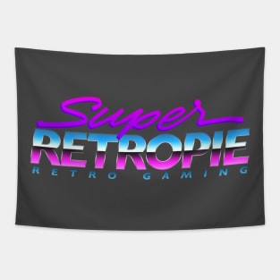 Super Retropie and Retro Gaming Logo T-Shirt! Tapestry