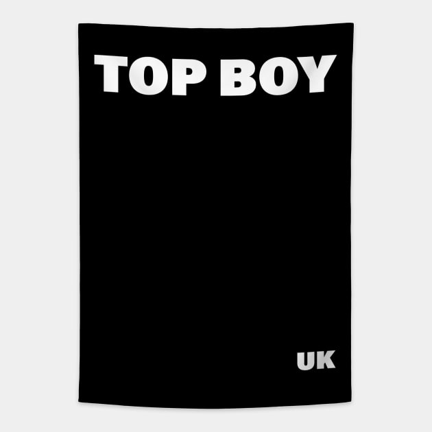 TOP BOY UK Tapestry by Buff Geeks Art