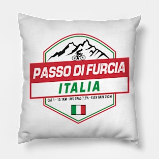 Passo di Furcia Cycling Italy Pillow