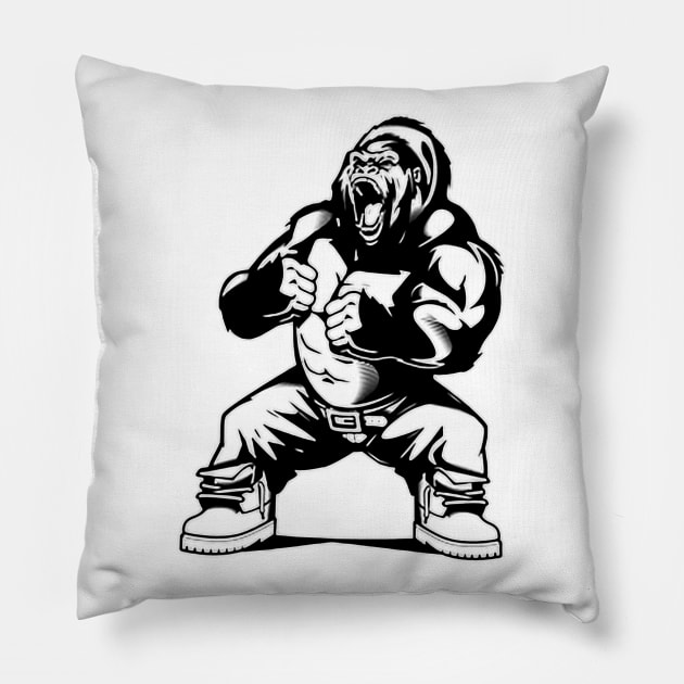 ape ape Pillow by abeaatingapes