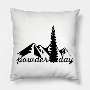 Powder Day - Small Pillow