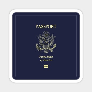 United States passport Magnet