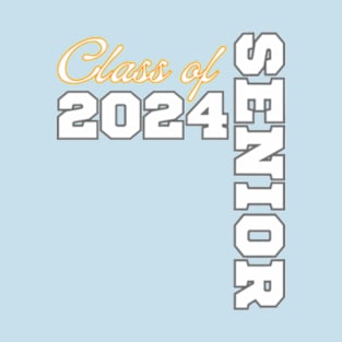 Class of 2024 Senior 24 Shirt High School Graduation Party T-Shirt