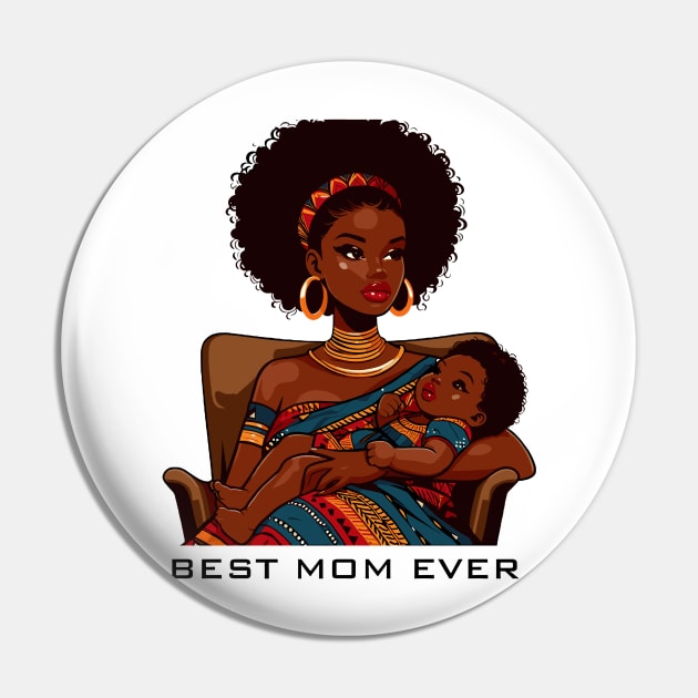 Best Mom Ever Pin by Graceful Designs