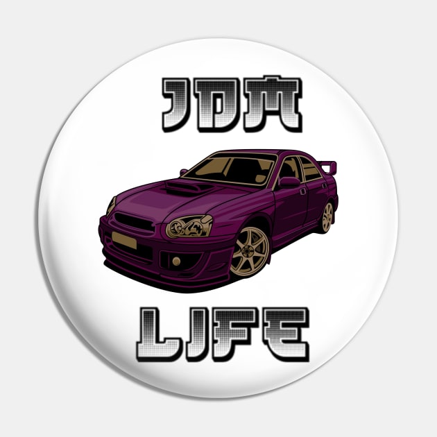 JDM Life Cars & Drifting Pin by FungibleDesign