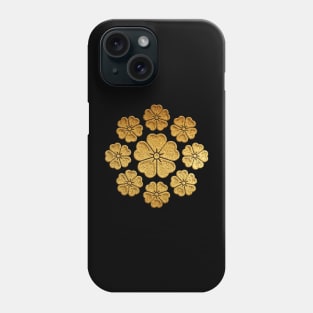 Gold Kuyo Sakura Kamon Phone Case