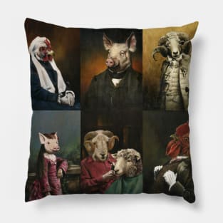 Farm Animal Characters Pillow